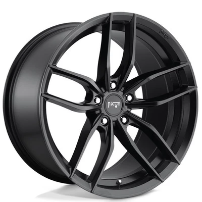 17x8" Niche Wheels M203 Vosso Matte Black Rims (S04) Foto 1 de 4