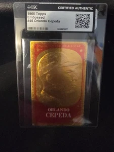 1965 Topps - Orlando Cepeda in rilievo #45 - Foto 1 di 3