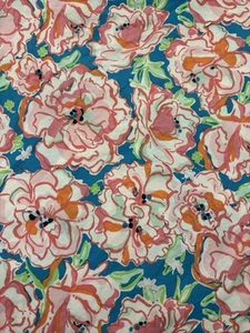 Lilly Pulitzer for Garnett Hill Cotton Duvet Cover Full Queen LUCKY CHARM - Picture 1 of 7