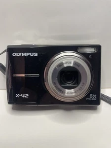 Olympus X-42 Digital Camera Black -Item Not Working. Sold As Parts Only. - Picture 1 of 4