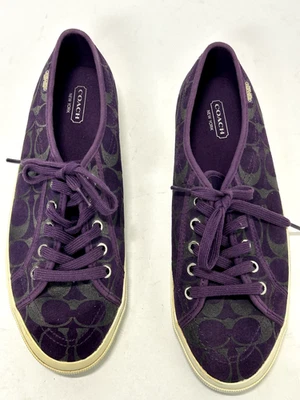 Zapatos Coach morados para mujer talla 10B en excelente estado Foto 1 de 4