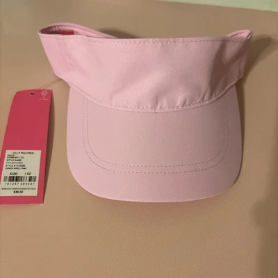 Nuevo con etiquetas Lilly Pulitzer It’s A Match Visor Caracola Concha Rosa Talla Única Foto 1 de 4
