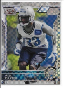 2015 Topps Chrome Xfractor ALEX CARTER #161 DETROIT LIONS 🏈 - Picture 1 of 1