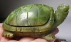 1 16395G 3 3 8 In China 100 Natural Green Jade Turtle Carving 575Oz 85Mm