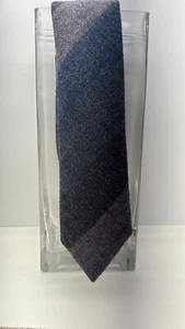 Corbata Kotuku estrecha de colección nueva con etiquetas 100 % pura lana virgen azules grises Nueva Zelanda - Imagen 1 de 5