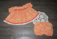 Handmade Doll Clothes for 20" - 22" Cabbage Patch Dolls - "Dreamsicle" Dress