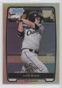 2012 Bowman Draft Chrome Draft Picks Refractors Abe Ruiz #BDPP124