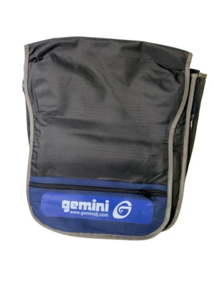 Black Dj 12inch Record Bag holds 30 vinyl LP  - Image 1 of 3