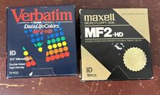 21 NEW MF2-HD Floppy Discs 3-1/2" 2.0 MB 1.44 MB IBM Maxell & Verbatim