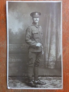 Military studio portrait postcard - Duke of Cambridge's Own Middlesex Regt - Picture 1 of 2
