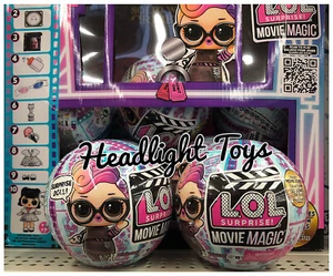 Set of 2 LOL Surprise Ball Movie Magic Series Big Sister Doll Holiday NEW - Picture 1 of 12