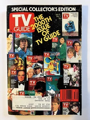 TV GUIDE Magazine 2000th Issue Collector’s Edition July 27 - Aug 2, 1991 Foto 1 de 4