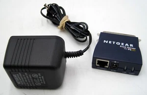 NETGEAR PS101 PRINT SERVER WITH POWER SUPPLY - Picture 1 of 3