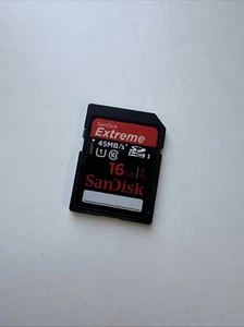 Sandisk 16GB 30 MB/s Class 10 Ultra SDHC I Memory Card - Picture 1 of 2