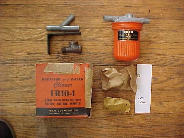 NOS FRAM FR10-1 FR10 RADIATOR & WATER CLEANER FILTER KIT  COOLING SYSTEM  LOT 2 - Изображение 1 из 4