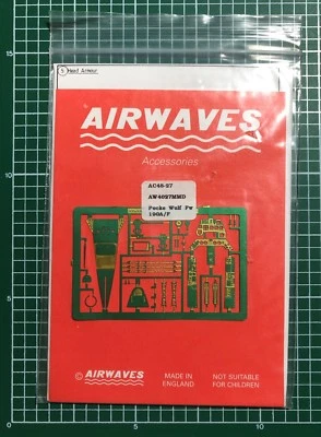 AIRWAVES AC4827 - FOCKE WULF Fw 190A/F (MATCHBOX/ARII) - 1/48 PHOTOETCHED - Immagine 1 di 2