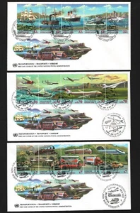 OPC 1997 UN NY Ginebra Viena transporte FDC sin dirección 43917 - Imagen 1 de 1