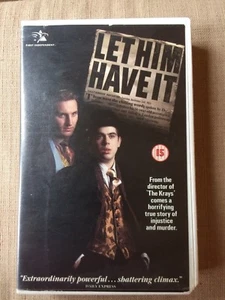 LET HIM HAVE IT - CHRISTOPHER ECCLESTON   EX RENTAL/ HIGH QUALITY VHS PAL RARE   - Picture 1 of 7