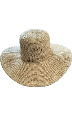 Sombrero para mujer Peter Grimm paja sol ala ancha fibras naturales talla única Foto 1 de 4
