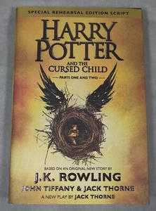 Harry Potter & The Cursed Child 1&2 Rehearsal Script First Edition Unread. - Picture 1 of 7