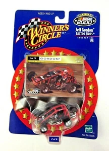Nascar 2000 Hasbro Winners Circle Jeff Gordon Die Cast Sprint Car & Sports Card  - Bild 1 von 4