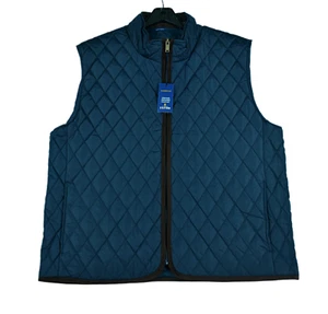Stafford Vest Men's 2XL Quilted Full Zip Golf Casual Classic Fit NWT - Picture 1 of 8