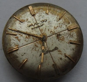 Movado Kingmatic automatic mens wristwatch movement & dial balance Ok. - Picture 1 of 7
