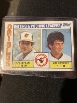 1984 Topps - Lista de verificação de equipe Cal Ripken, Mike Boddicker #426 - Imagem 1 de 3