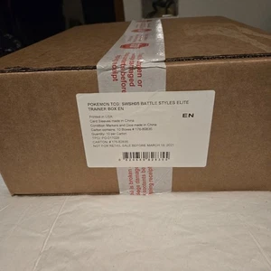 Pokemon TCG: Schwert & Schild Kampfstile Elite Trainer 10er Box Case Sealed - Bild 1 von 2