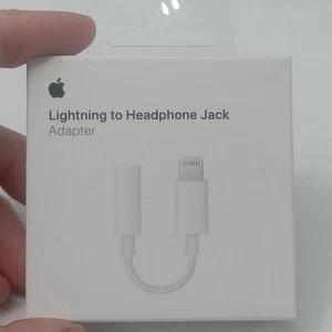 Apple Lightning to Headphone 3.5mm Jack Adapter White MMX62AM/A - Photo 1 sur 2