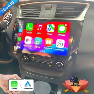 For 2012-2019 Nissan Sentra Sylphy Android 13 CarPlay Car Stereo FM/RDS Radio - Picture 1 of 18