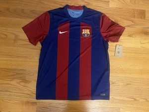 NEW Nike FC Barcelona 2023-24 Dri-Fit Home Soccer Jersey DX2687-455 Size XL - Picture 1 of 5