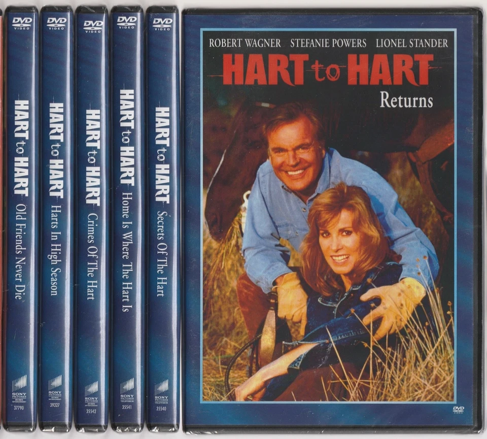 (6) HART TO HART Movies TV Show Robert Wagner Stefanie Powers  DVD Lot  NEW  - Image 1 of 1