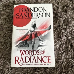 Words of Radiance Part Two Stormlight Archive Brandon Sanderson UK - Picture 1 of 8