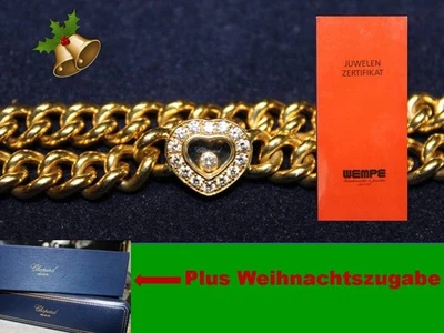 Chopard Happy Diamonds Armband Herz, 18 ct, 32,25g, 22cm, 15 Diamanten = 0,29ct - Bild 1 von 4