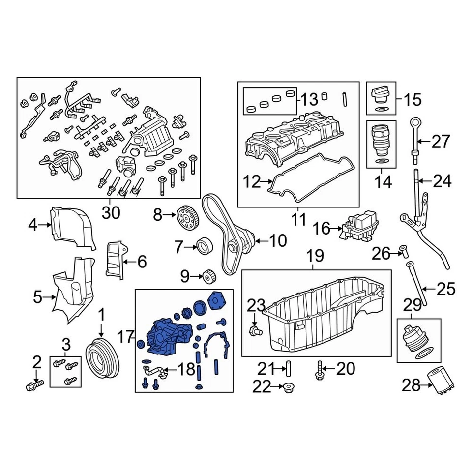 For Dodge Dart 2013-2016 Dodge 5047363AD Engine Oil Pump Foto 1 de 1