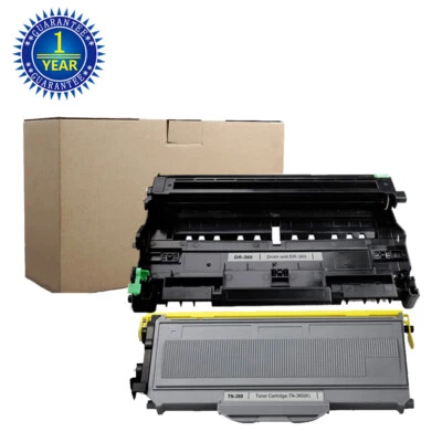 TN360 Toner Cartridge+DR360 Drum For Brother HL-2140 HL-2170W MFC-7340 MFC-7840W - Image 1 of 4