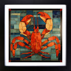 Lobster Art Deco Wall Art Print Framed Canvas Picture Poster Decor Living Room
