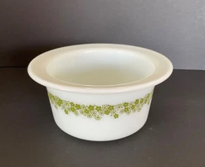 Vintage Pyrex #75 Spring Blossom Crazy Daisy Green Butter Tub Bowl - Picture 1 of 5