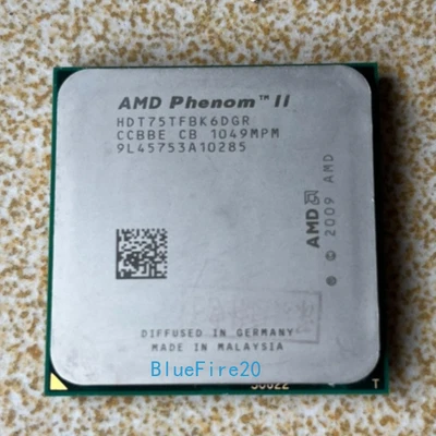 AMD Phenom II X6 1075T AM3 CPU Processor 6-Core 3.0GHz 6M 125W HDT75TFBK6DGR - Image 1 of 4