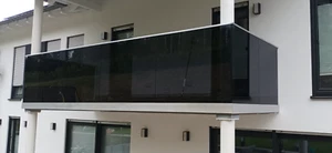 Ganzglas Balkon Und Terrassen Glas Geländer für ESG-VSG Mit Prüfzeugniss - Bild 1 von 3