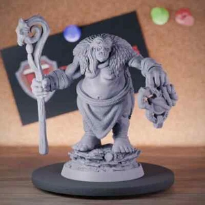 Ogermagier Monster Miniatur Schamane Dungeons and Dragons Mini DnD 5e TTRPG - Bild 1 von 8