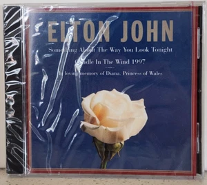 ELTON JOHN - Something About the Way You Look Tonight/Candle in the Wind 1997 CD - Imagen 1 de 2