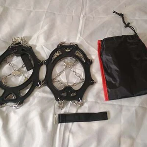 HXYIG Ice Claw 201 26 dientes exterior hielo y nieve escalada antideslizante empuñaduras para zapatos b - Imagen 1 de 5