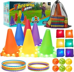 Toss Game Bean Bags Party Garden Game Sets Gift for Kids Easter Sports Day Gifts - Picture 1 of 22