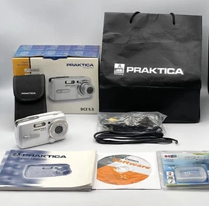 Praktica DCZ 5.5 7.0MP Compact Digital Camera White Open Box - Picture 1 of 13