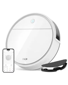 OKP K5 Pro Saugroboter 5000Pa Waschen WiFi App Selbst Aufladen Böden Teppich - Bild 1 von 9