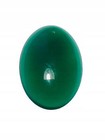 AGATA  verde cabochon ovale 12x8 mm