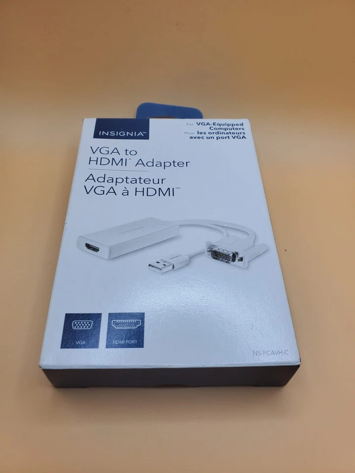 ADAPTADOR INSIGNIA VGA (MACHO) A HDMI (HEMBRA) - NS-PCAVH-C Foto 1 de 3
