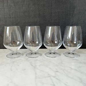Luigi Bormioli Italy Brandy Snifter Cognac Glasses Signed-4 Clear Glasses 6.25" - Picture 1 of 4